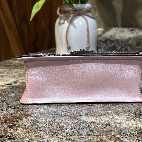 Kate Spade EUC Sunset Lane Esmena Glitter Crossbody Bag - Rose Gold - Picture 6 of 9